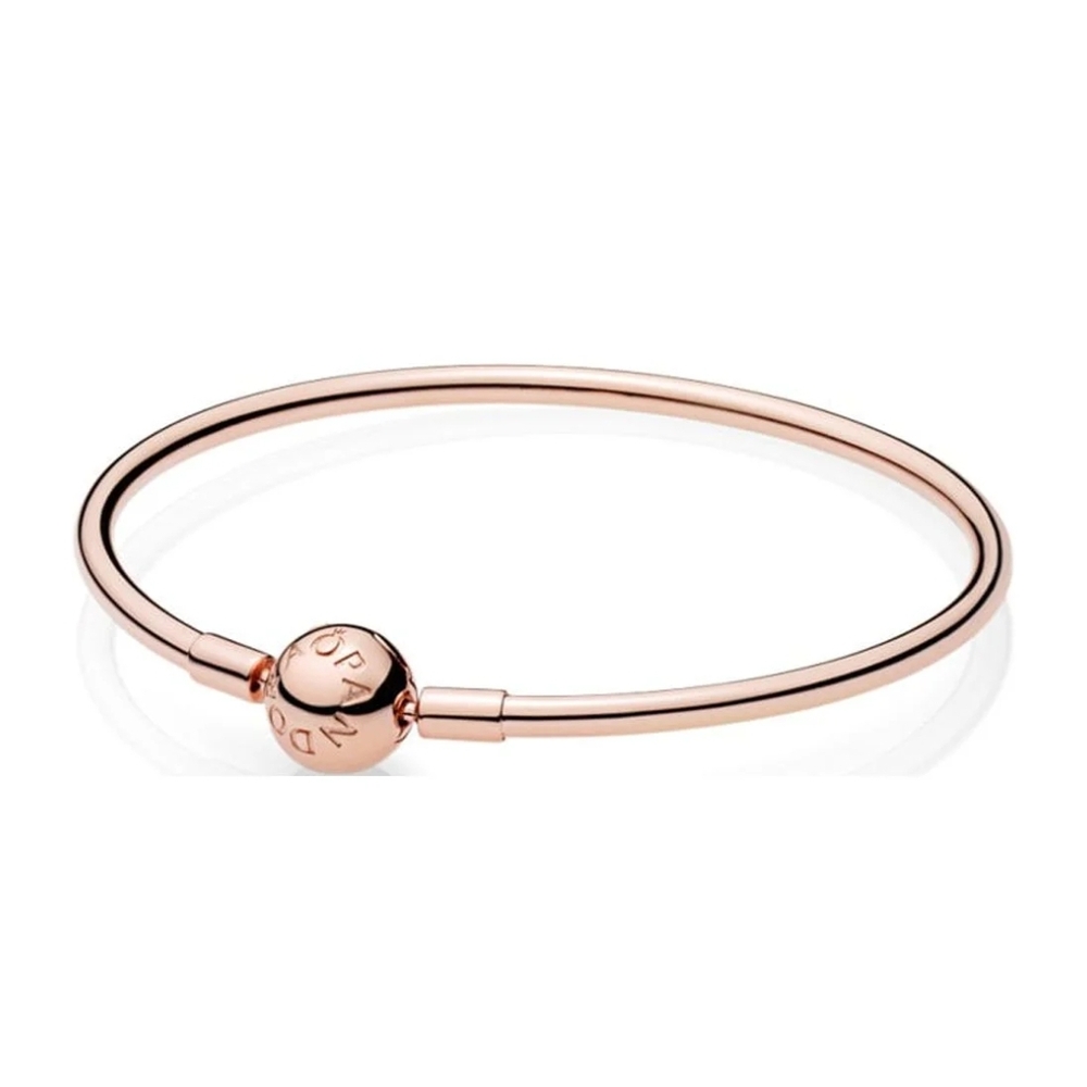 Brand Pandora  RoseGold Bangle.  Elegant 17cm